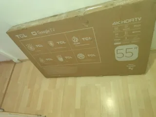 TV TCL 55 Google TV 4K HDR. Nuevo. Entrega gratis.