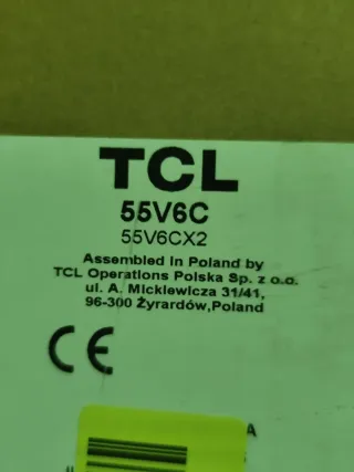 TV TCL 55 Google TV 4K HDR. Nuevo. Entrega gratis.