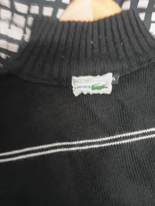 Jersey cuello alto Lacoste rayas