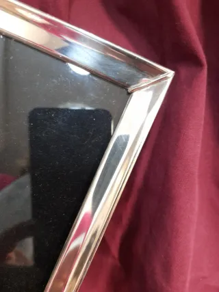 Portafotos Gran Alpaca Plateada