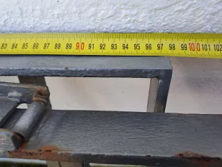 Puerta y cancela de hierro forjado