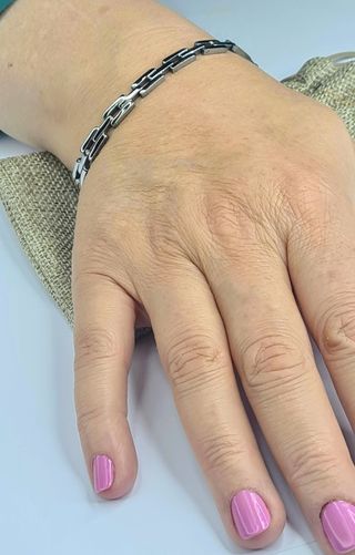 Pulsera plana acero inoxidable oferta 5€