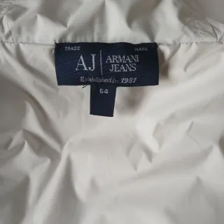 Cazadora Armani Jeans Blanca y Roja