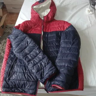 Cazadora Armani Jeans Blanca y Roja