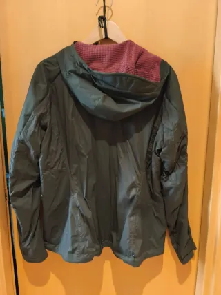 Cortavientos trekking mujer verde