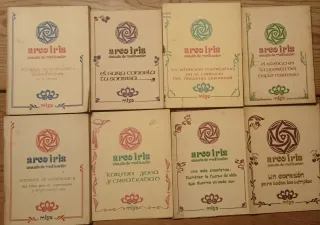 8 Libros meditación Arco Iris.