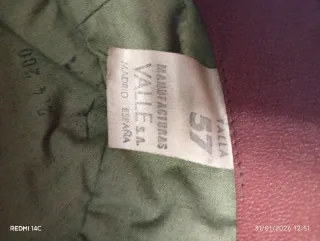 Gorra de comandante Antigua