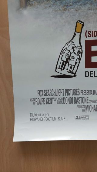 Cartel original cine Entre Copas (Alexander Payne)