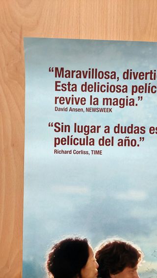 Cartel original cine Entre Copas (Alexander Payne)