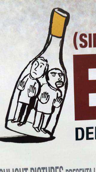 Cartel original cine Entre Copas (Alexander Payne)