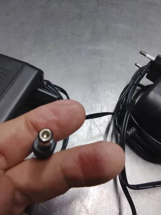 2 Adaptadores Scalextric Clavija Jack trasformador