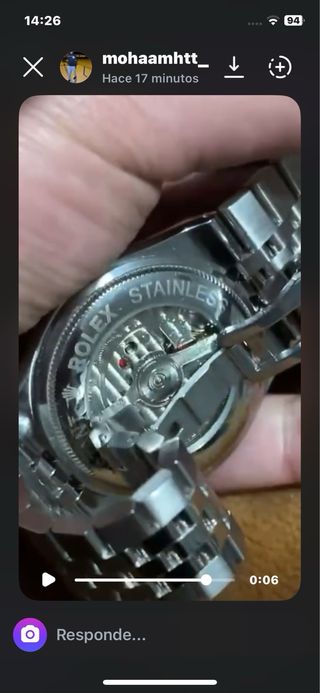 Orologio Rolex Datejust Verde