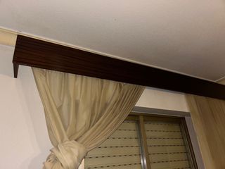 Estructura madera para cortinas