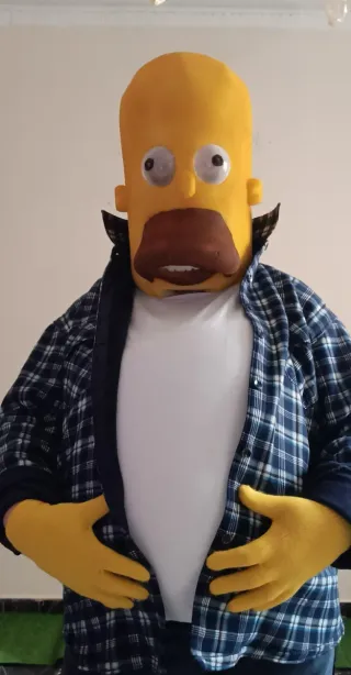 Homer Simpson Carnevale Adulto adulti uomo donna