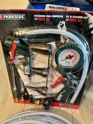 Compresor Incoinsa con accesorios