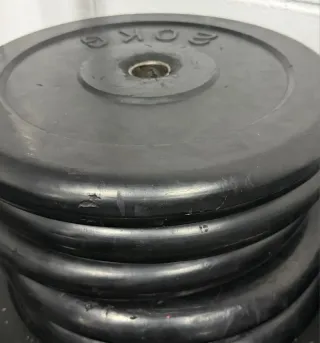 4 discos goma 20kg