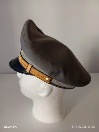 Gorra de plato carabinero antigua