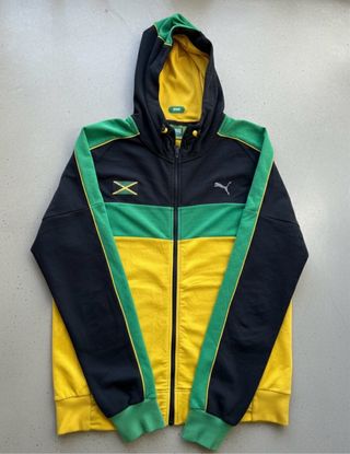 Chaqueta Puma Jamaica Negra Verde Amarilla