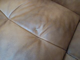 Sofá 3 plazas piel auténtico