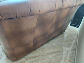 Sofá 3 plazas piel auténtico