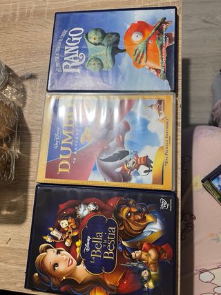 Películas DVD DISNEY Los Croods, Robots, Cars, Rio