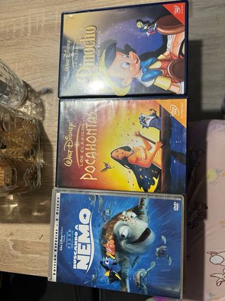 Películas DVD DISNEY Los Croods, Robots, Cars, Rio