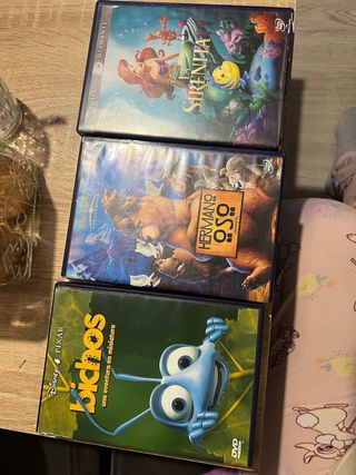 Películas DVD DISNEY Los Croods, Robots, Cars, Rio