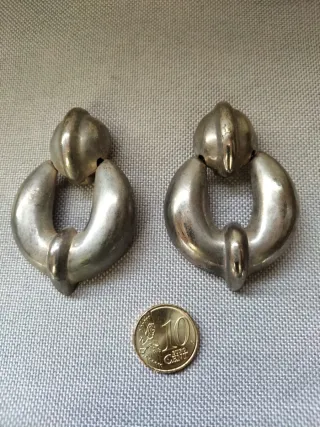 Pendientes antiguos Plata Ley Mexicana Vintage