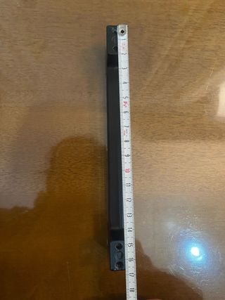 8 Tiradores negros para puertas