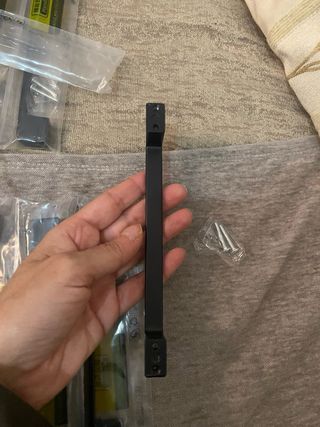 8 Tiradores negros para puertas