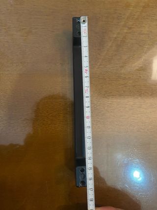 8 Tiradores negros para puertas