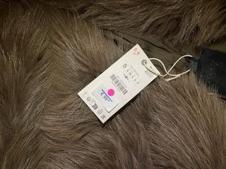 Abrigo pelo Zara Talla S