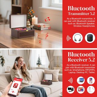 NUEVO Reproductor CD Portátil Marrón