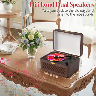 NUEVO Reproductor CD Portátil Marrón