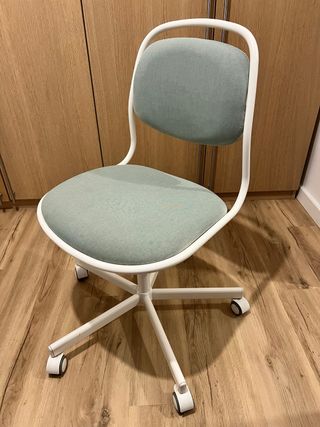 Silla de escritorio IKEA color verde azulado