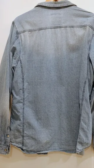 Camisa Vaquera Brave Soul Azul