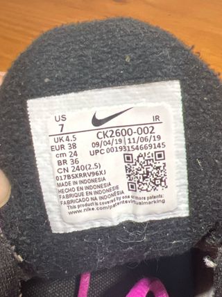 Zapatillas Nike Air Max Tailwind IV Negras Rosas