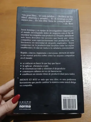 Menos es m s c¢mo las compa¤¡as que se destacan...