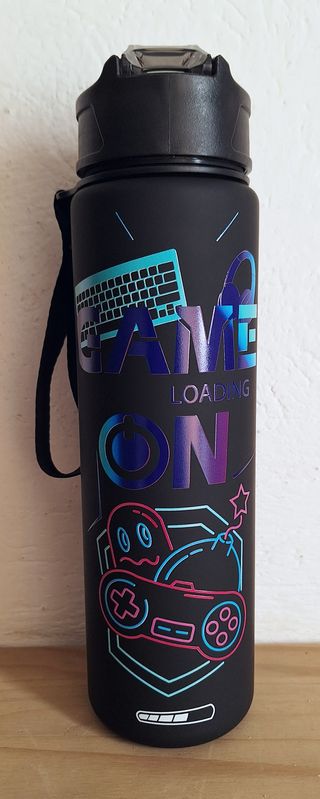 Borraccia nera Gaming Do Not Disturb
