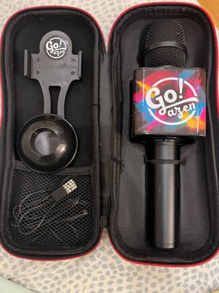 Micrófono Go azen! con funda