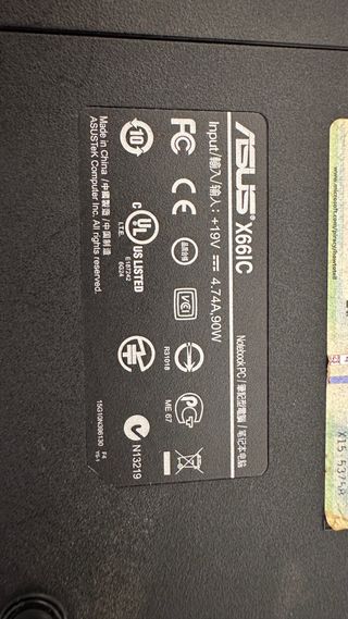 Portátil ASUS Negro