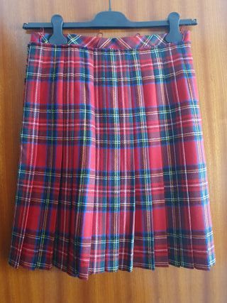 Falda Dolce&Gabbana Lana Tartán