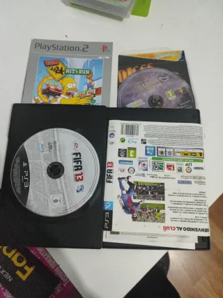 Juegos PS2 y PS3: Assassin's Creed, FIFA 13, Simps