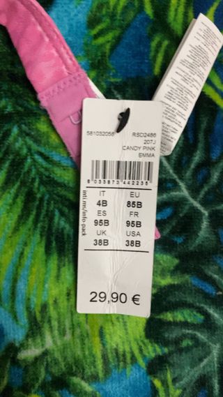 Bralette Intimissimi fucsia animalier tulle