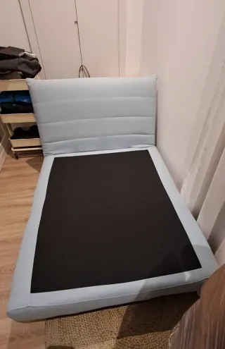 Sofá Cama 1 Plaza Azul Turquesa