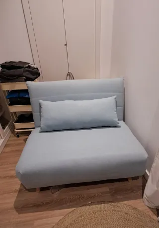 Sofá Cama 1 Plaza Azul Turquesa