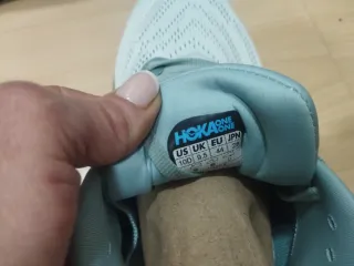 Zapatillas Hoka Teal y Blanco