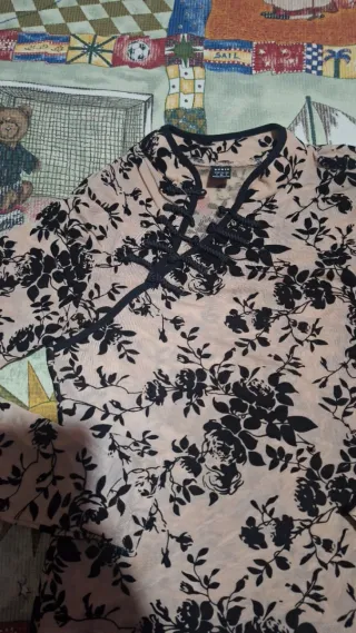 Maglietta donna maniche lunghe floreale