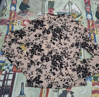 Maglietta donna maniche lunghe floreale