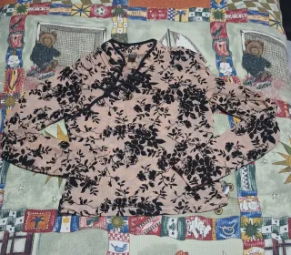Maglietta donna maniche lunghe floreale